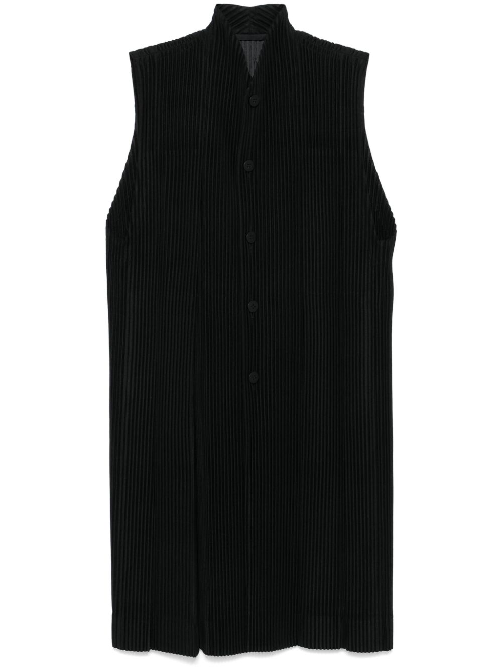 Tucked vest - Black