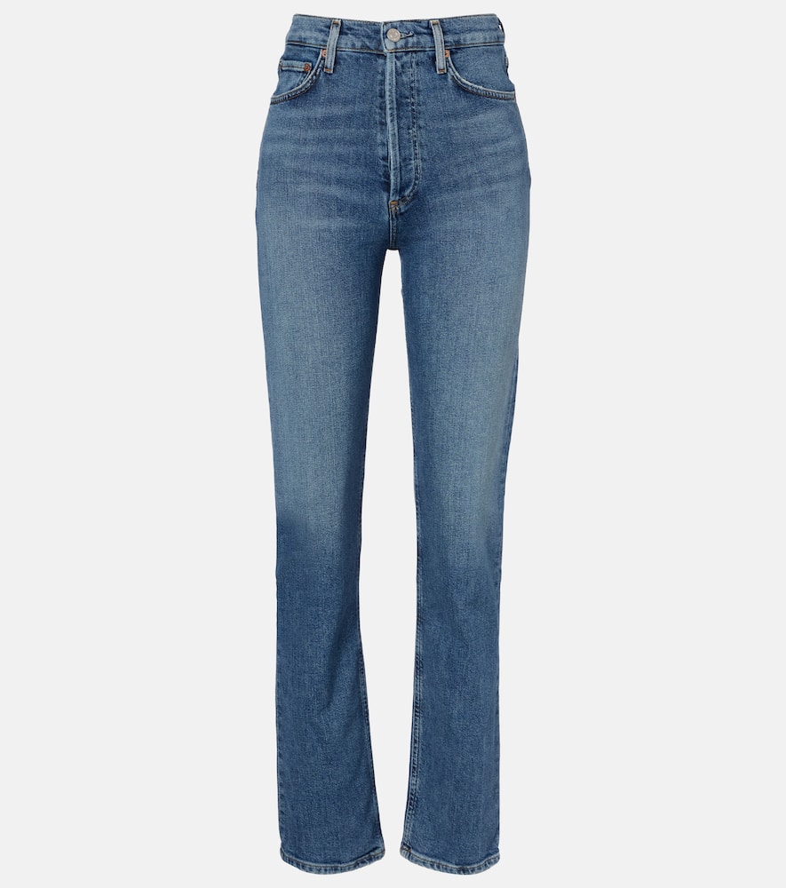 90's Pinch Waist high-rise straight jeans