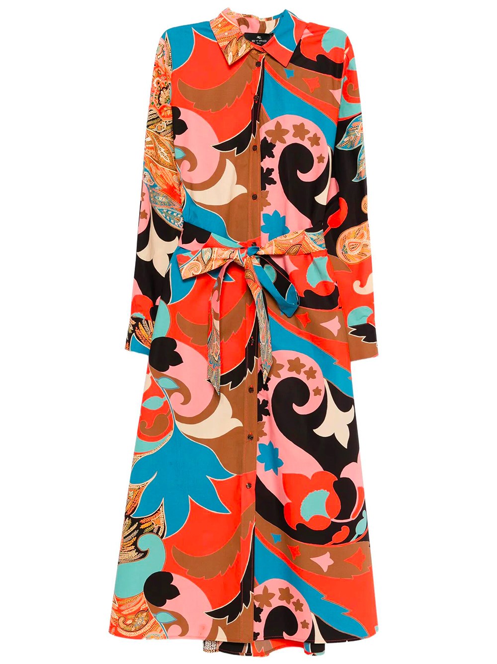 Midi Dress With Belt