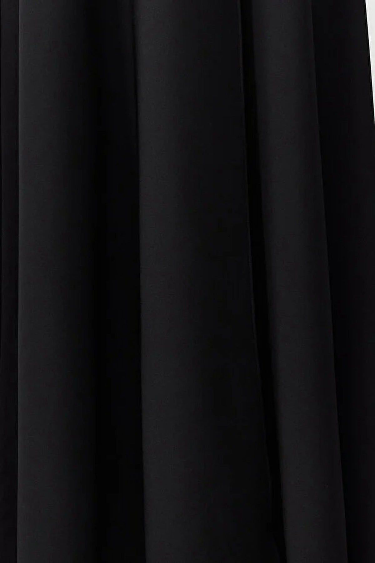 Wovcor Strappy Split Detail Maxi Evening Occasion Dress In Black