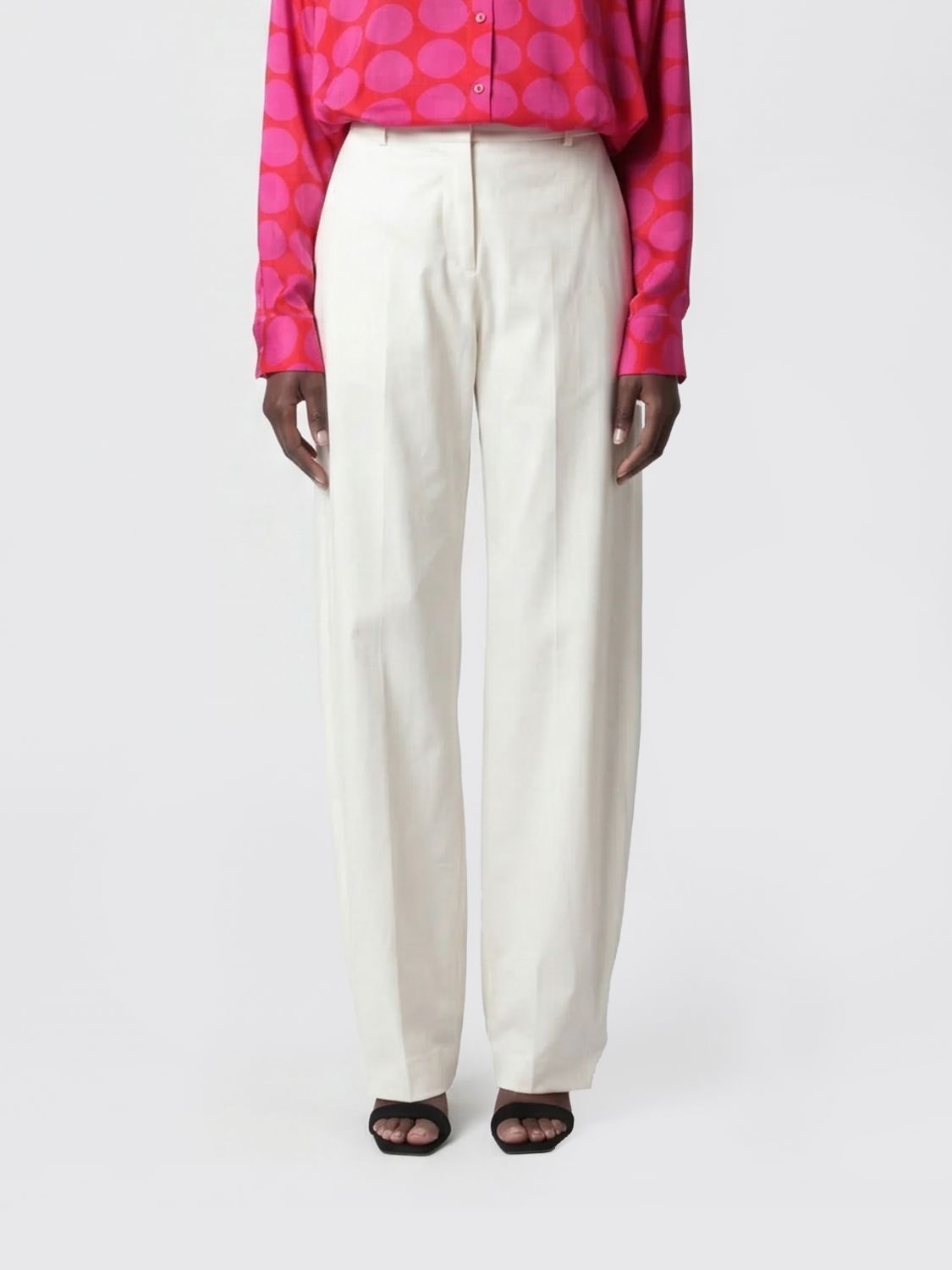 Pants Woman color White