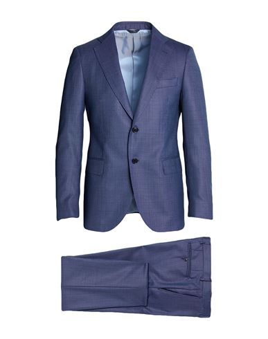 Man Suit Midnight blue Size 36 Wool, Polyester, Elastane