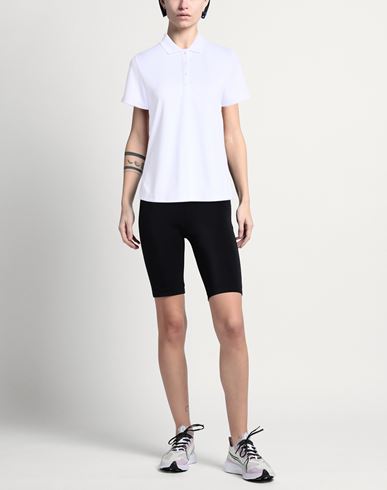 Woman Polo shirt White Size S Polyester