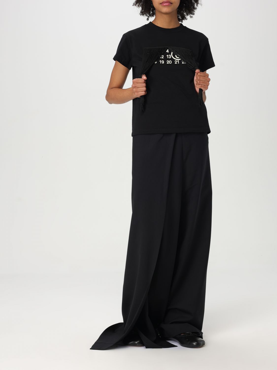 Round neck T-shirt - Black