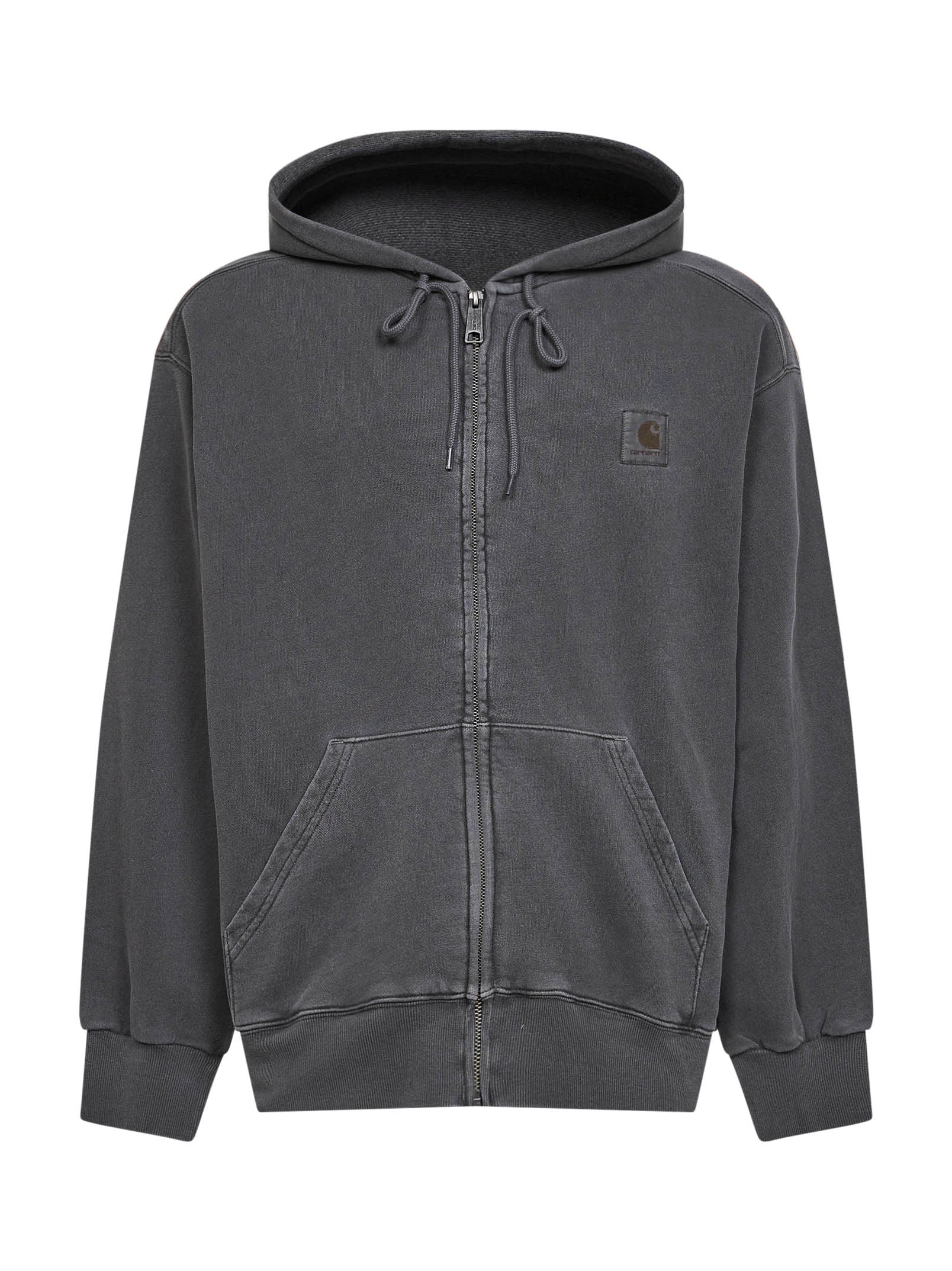 Hooded Zip Sweatshirt — Gray