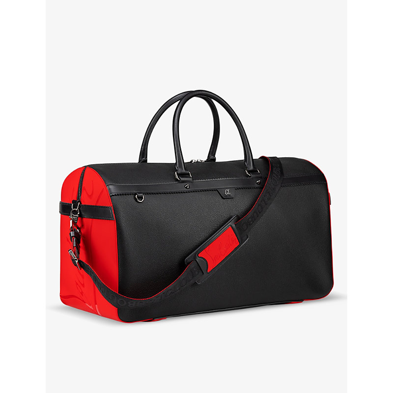 Mens Black Ruisbuddy Leather Duffle bag One Size