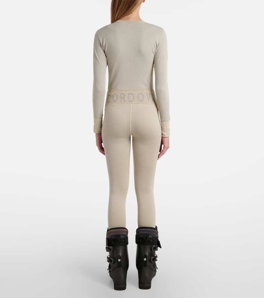 Logo ski leggings
