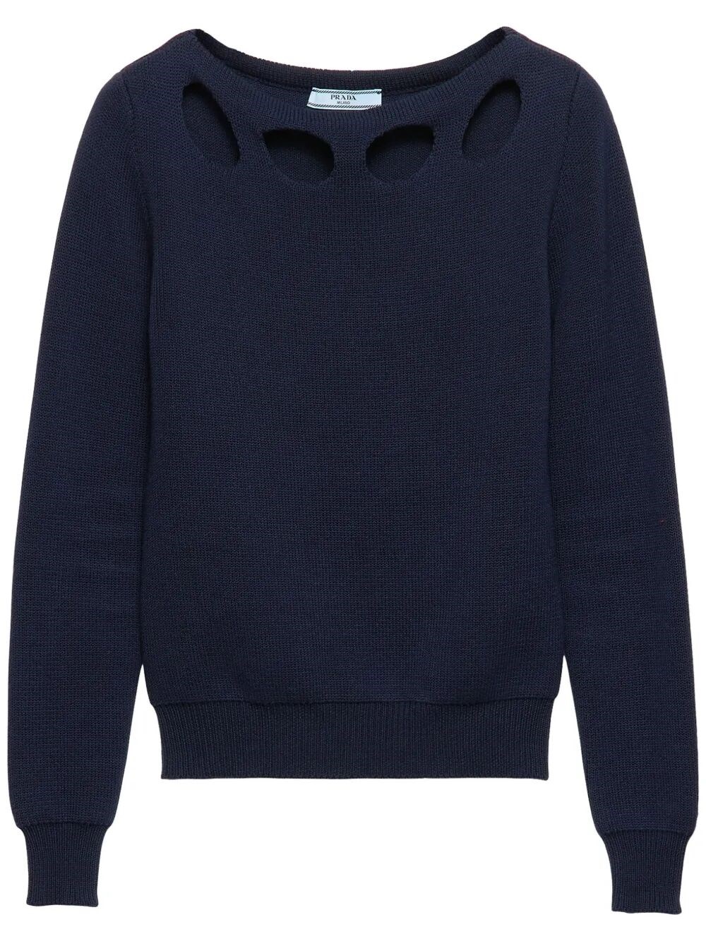 Cotton Boat Neck Sweater