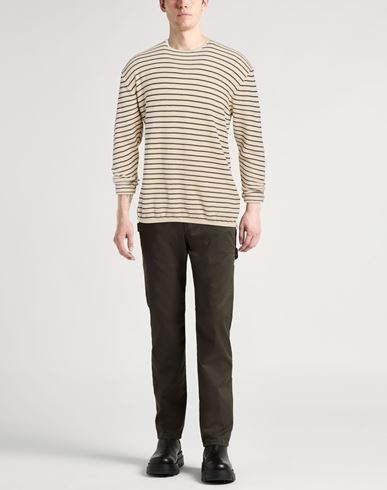 Man Sweater Cream Size S Cotton