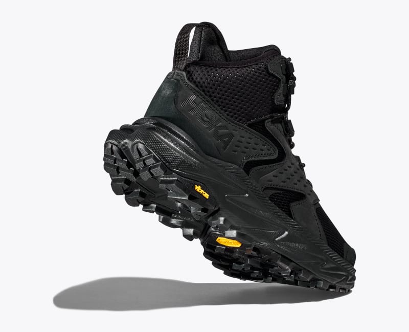 HOKA Men's Anacapa 2 Mid GTX Shoes in Black/Black