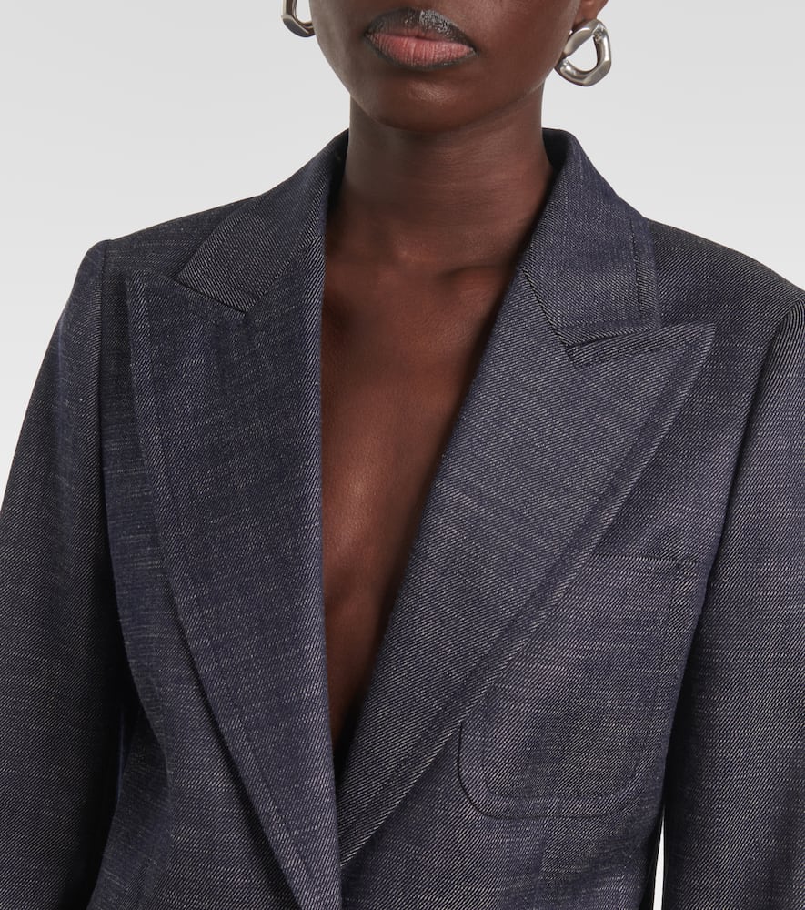 Cassini wool and cotton blazer