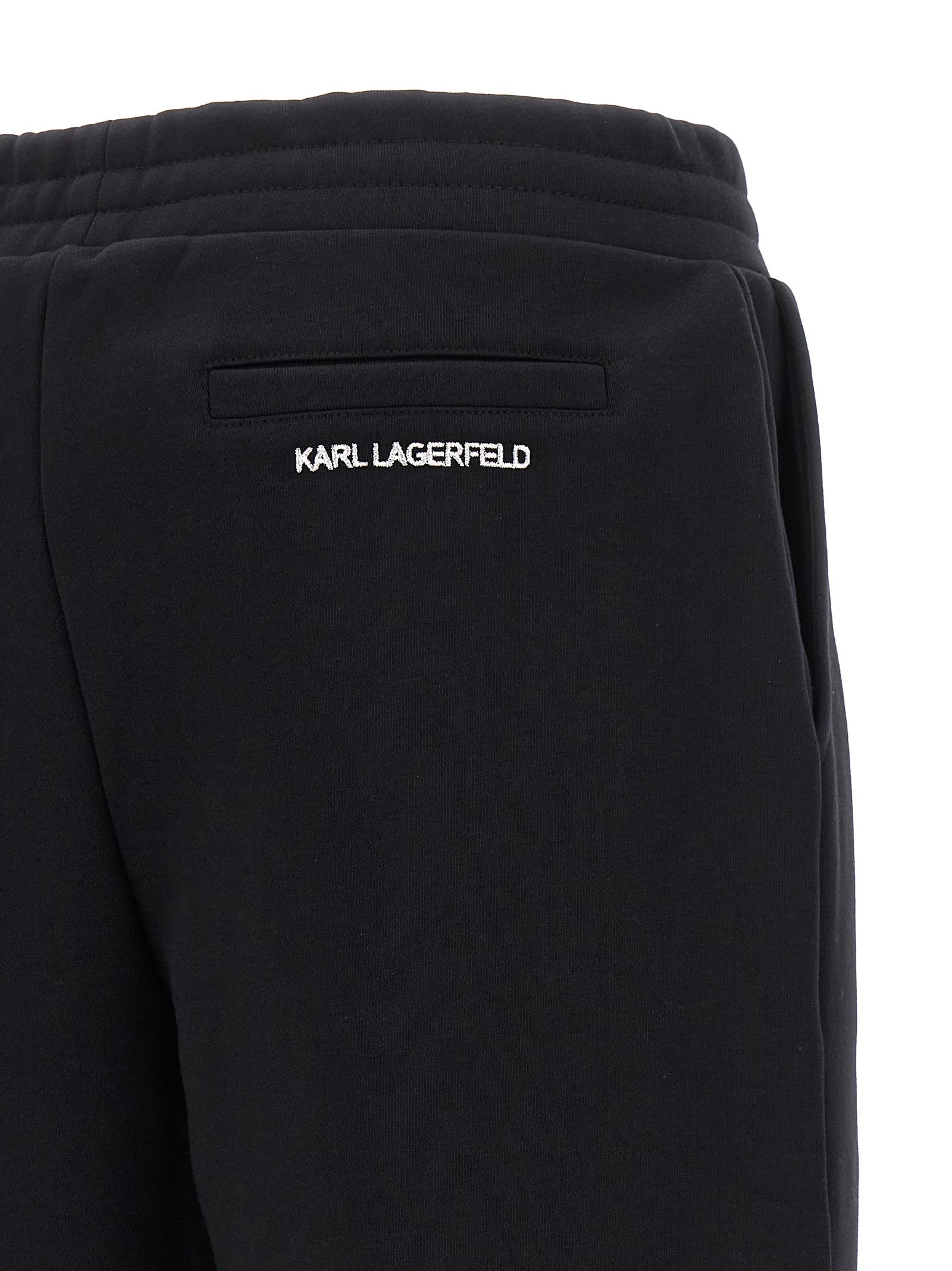 Ikonik 2.0 rhinestone track pants - Black