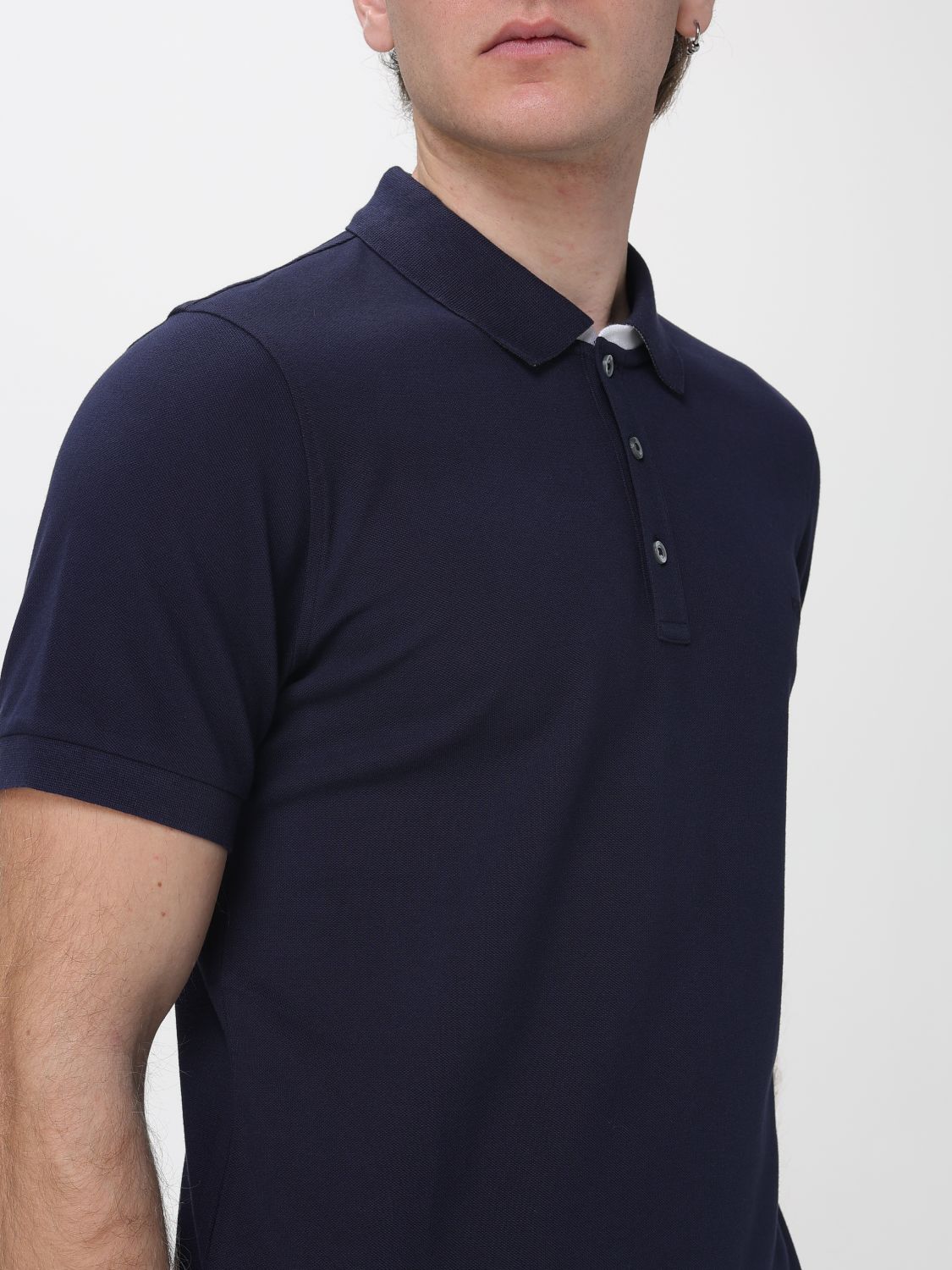 Polo Shirt Men color Green