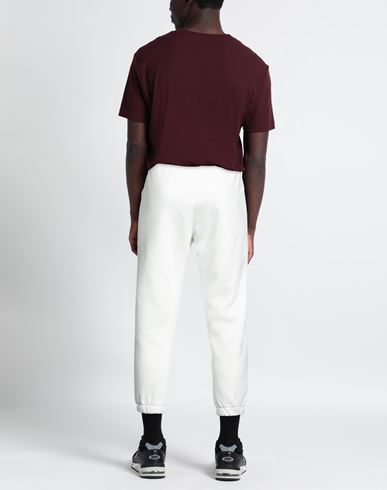 Yes London Man Pants White Size XL Cotton, Polyester, Elastane