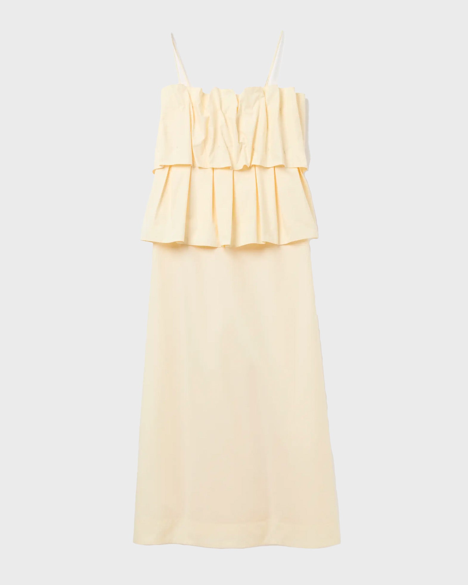 Dagmar Dress Sculpted Strap White
