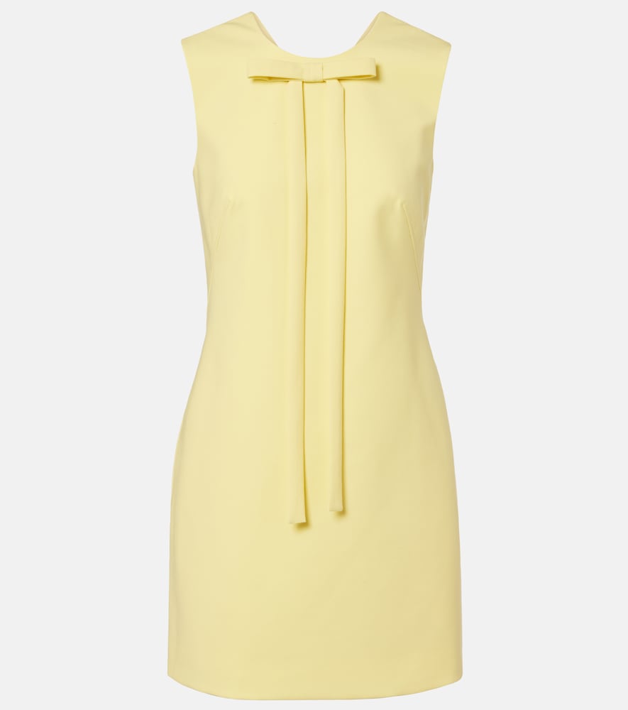 Sorra bow-detail minidress