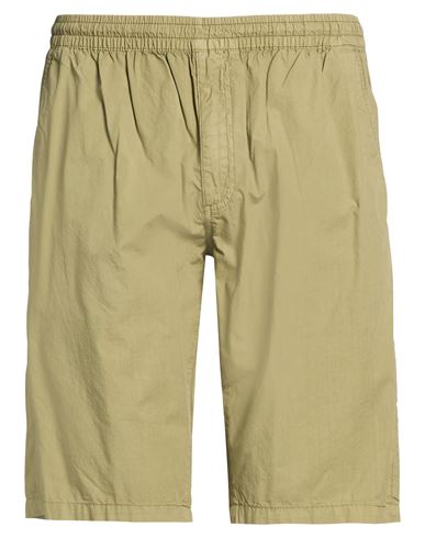Man Shorts & Bermuda Shorts Military green Size 32 Cotton