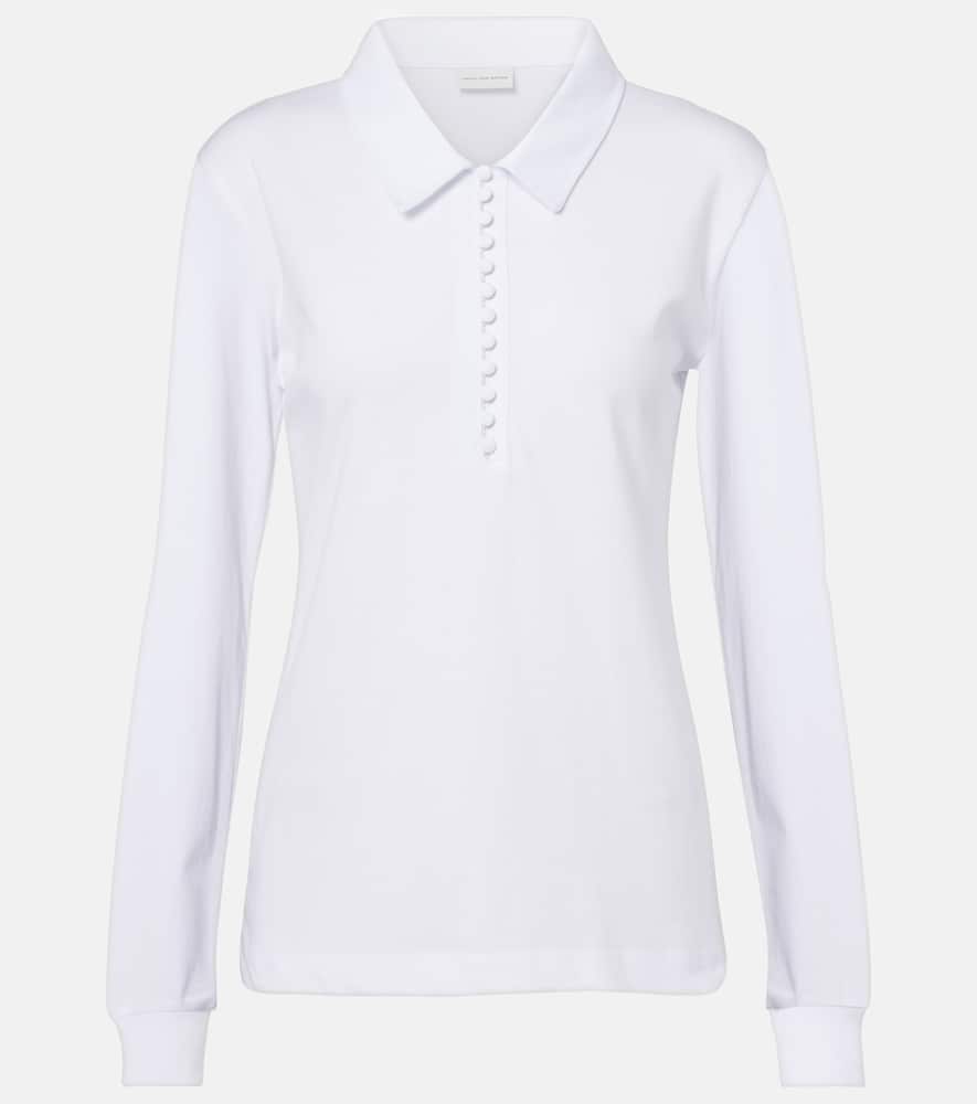 Cotton jersey polo shirt