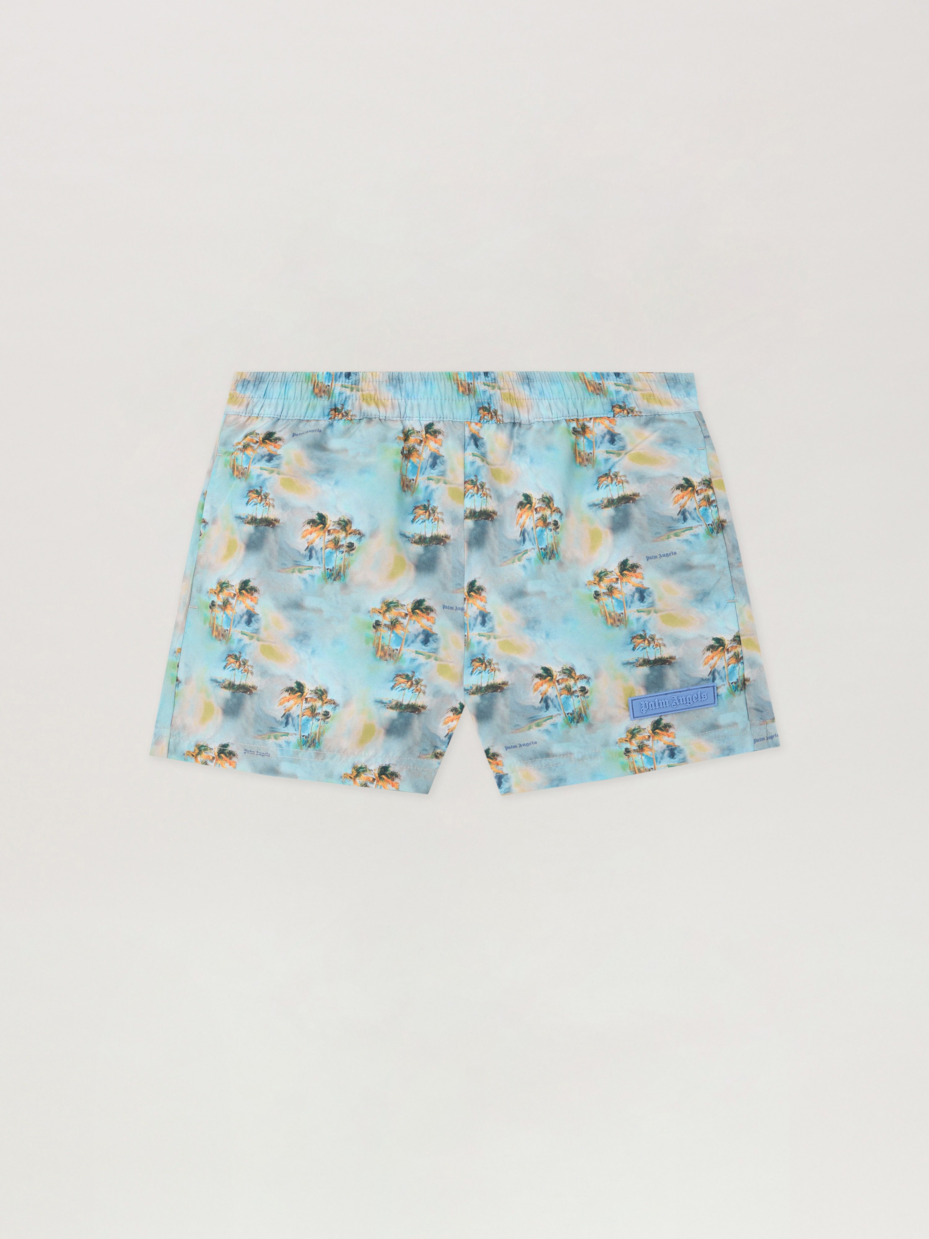 Aop Tie Dye Short Beachwear Kids  Blu Bimbo/ Baby Blue