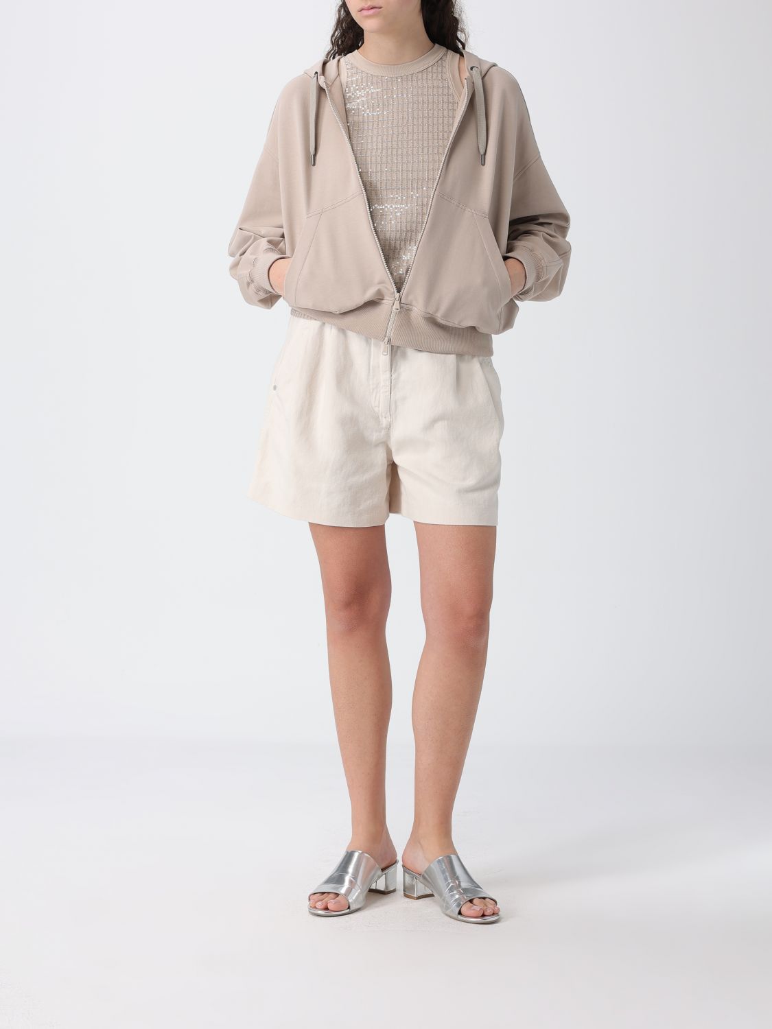 Top Woman color Beige