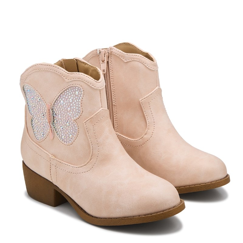 Kids' Brynn Western Boot Little/Big Kid Boots (Pink Glitter)