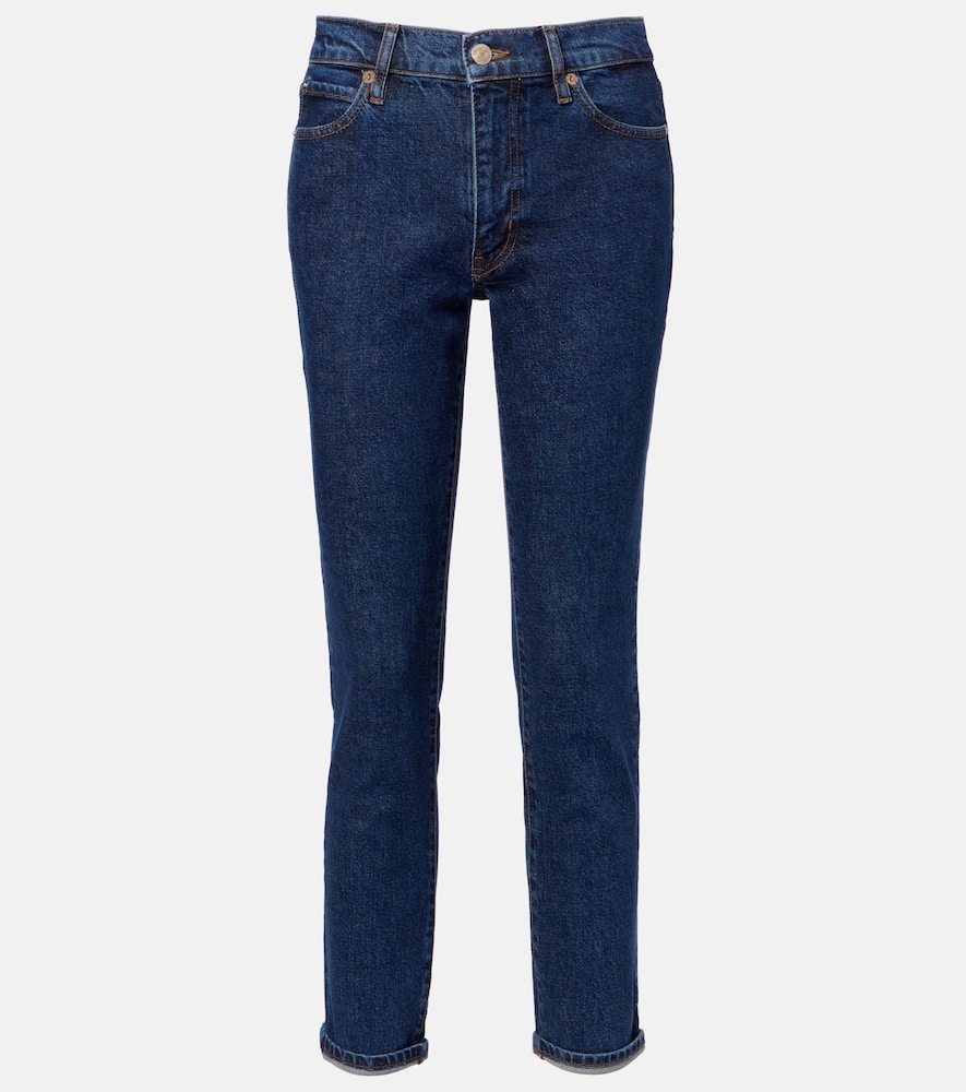 Borrowed cropped straight jeans