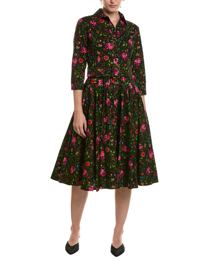 Amber Petite Flora Midi Shirtdress