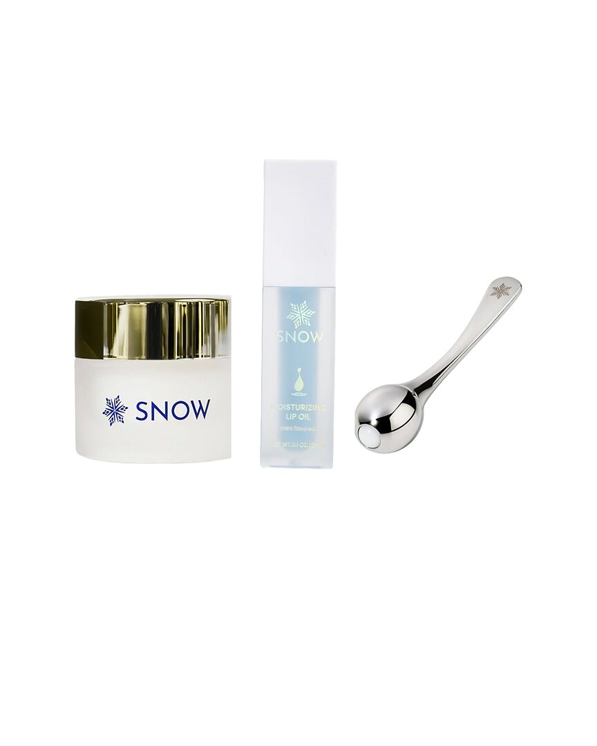 Unisex 4Oz Lip Care Set (Lip Oil / Lip Applicator & Under-Eye Roller / Lip Treatment)