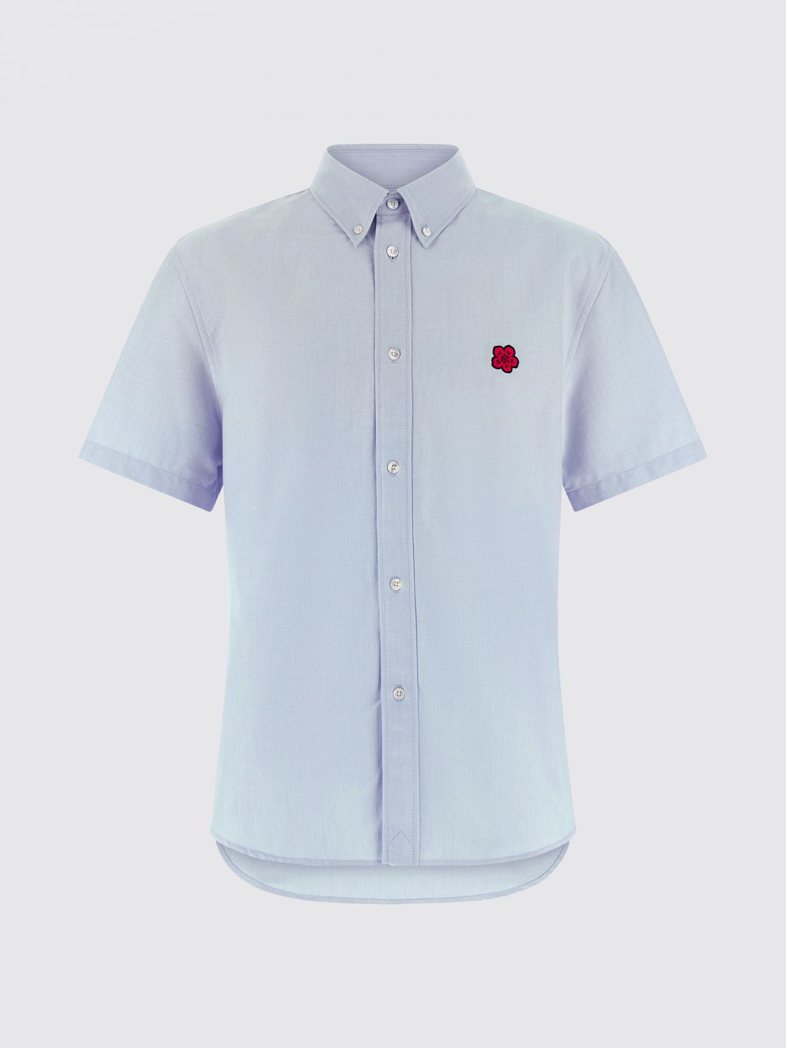 Shirt Men color Gnawed Blue