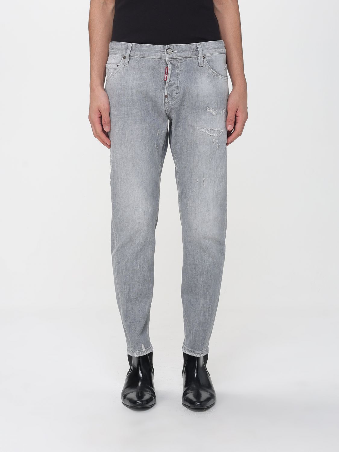 Jeans Men color Grey