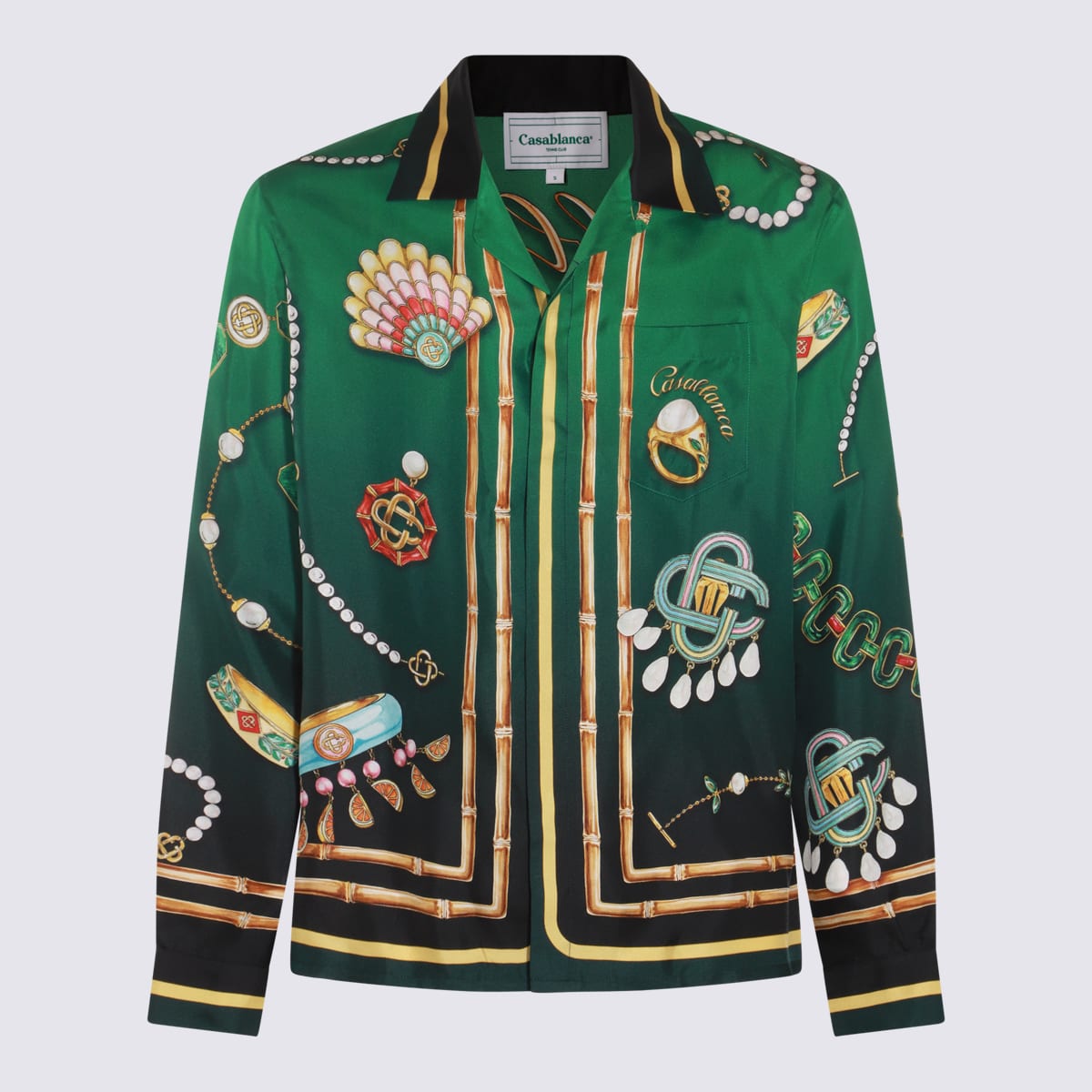La Boite A Bijoux silk shirt - Green