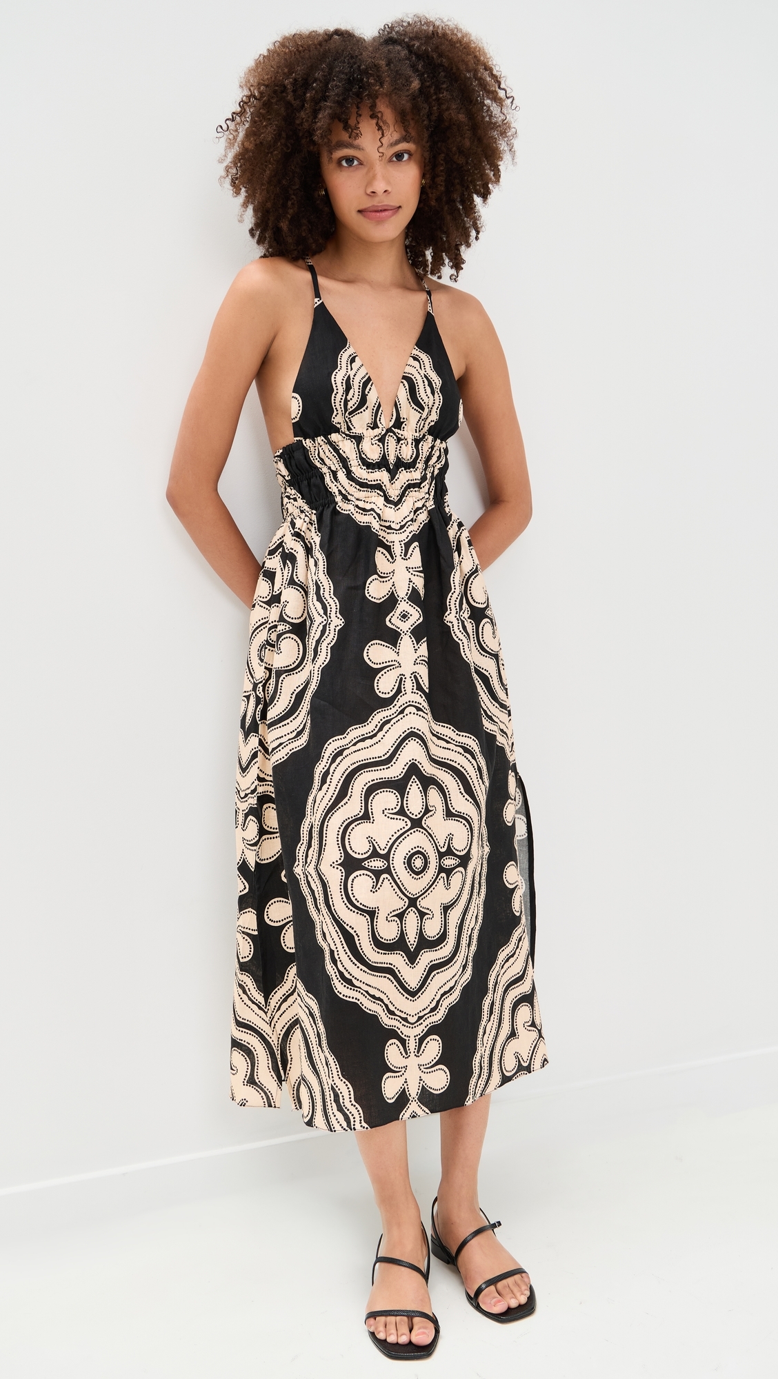 Gete Triangle Dress Niku Black