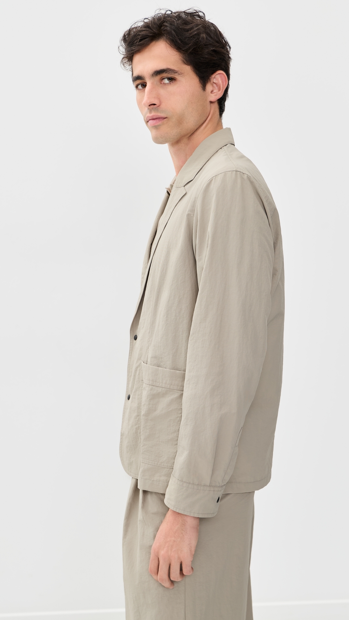 Nylon Beach Blazer Pumice