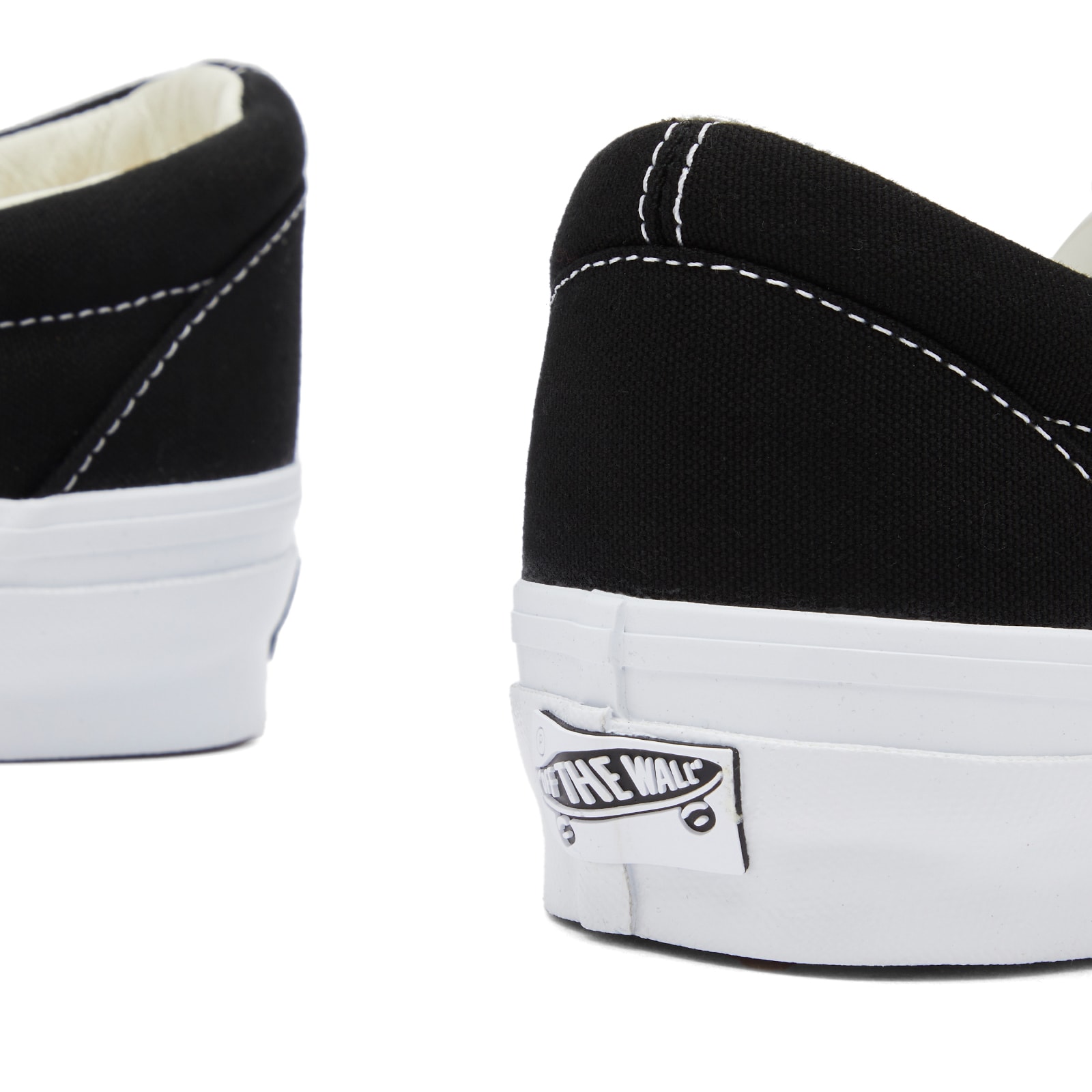 Men's Slip-On Reissue 98 Sneakers in Lx Black/White, Size UK 5 