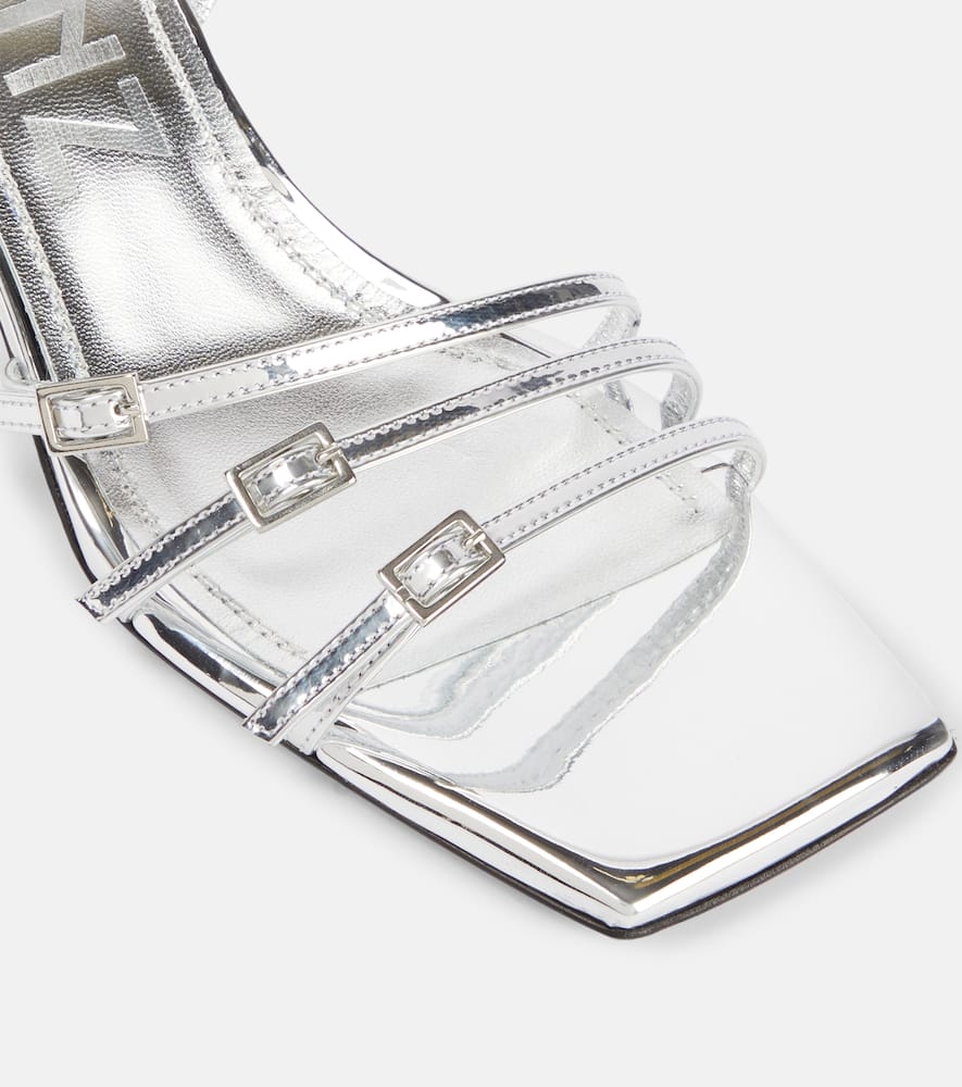 Teresa 80 metallic leather sandals