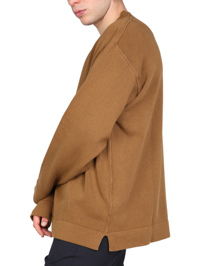 Brown Crew Neck Sweater