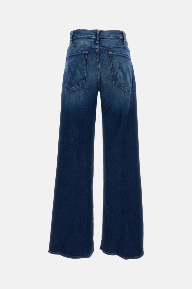 Blue Wide-leg Jeans