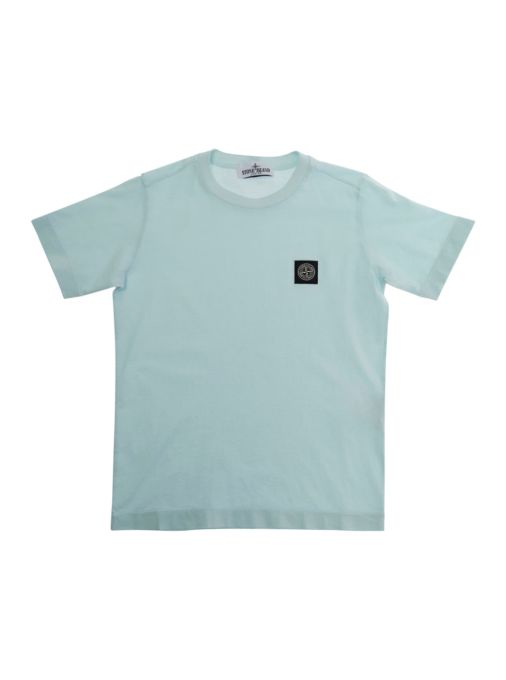Logo-Appliqué Cotton T-Shirt — Blue
