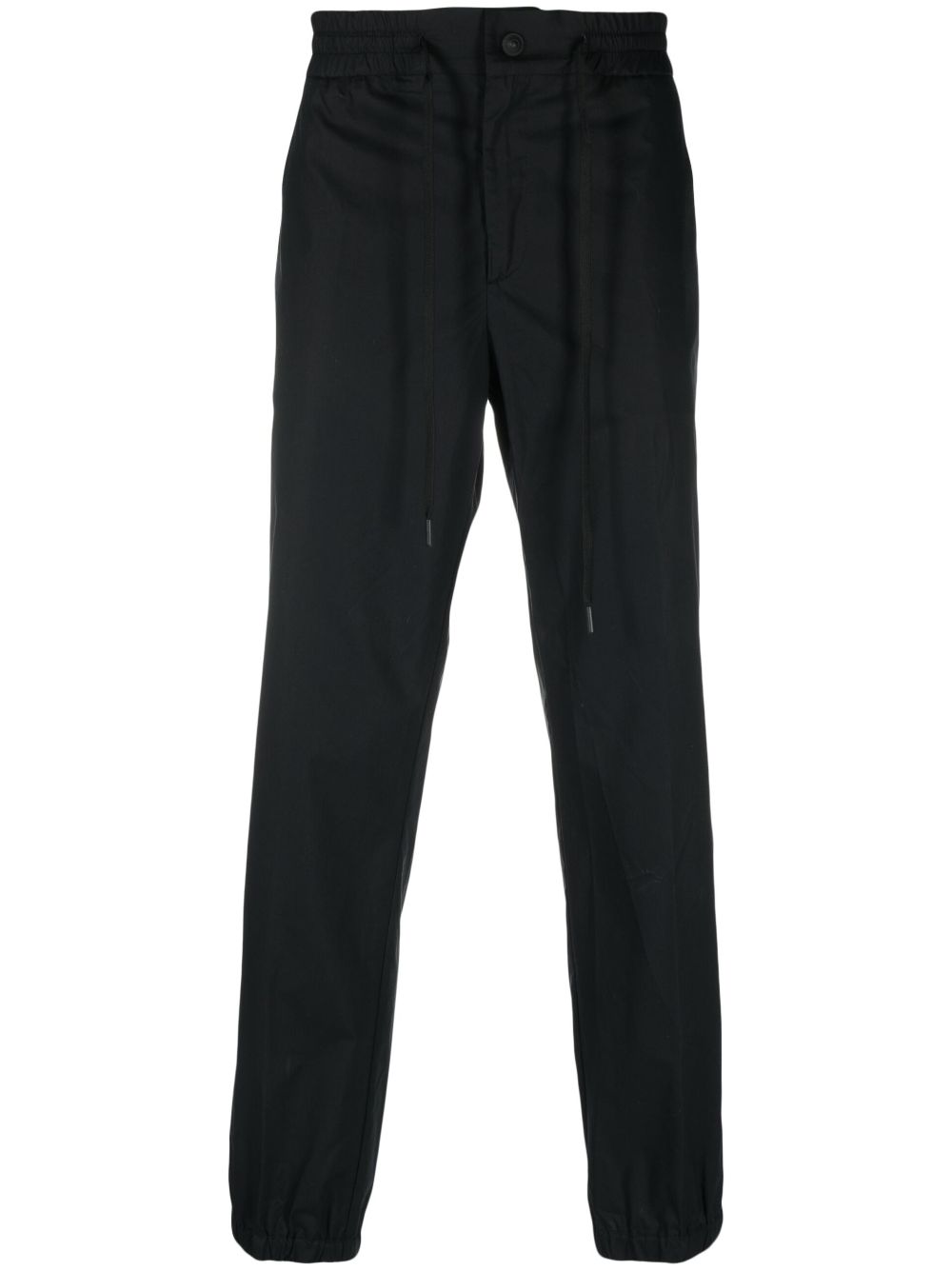 Logo-patch trousers - Black