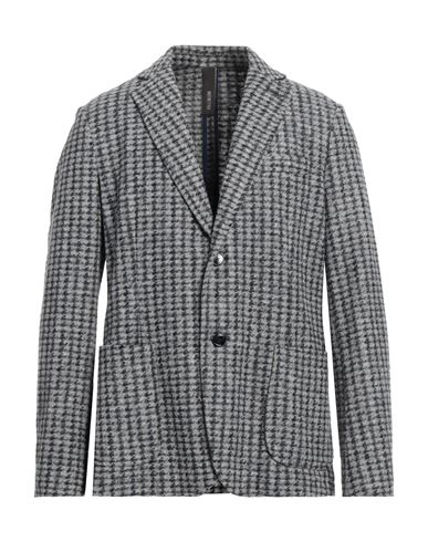 Man Blazer Light grey Size 42 Virgin Wool, Acrylic, Polyester