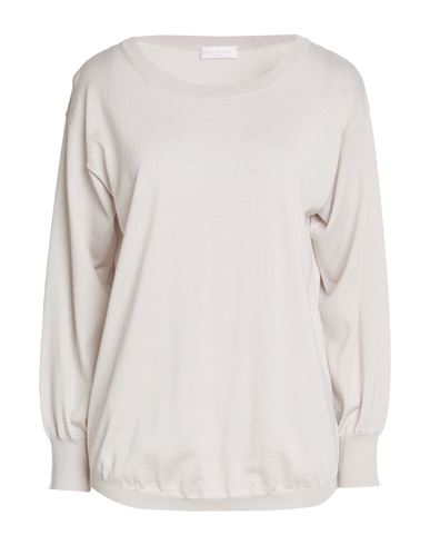 Woman Sweater Light grey Size 12 Wool, Silk, Cashmere