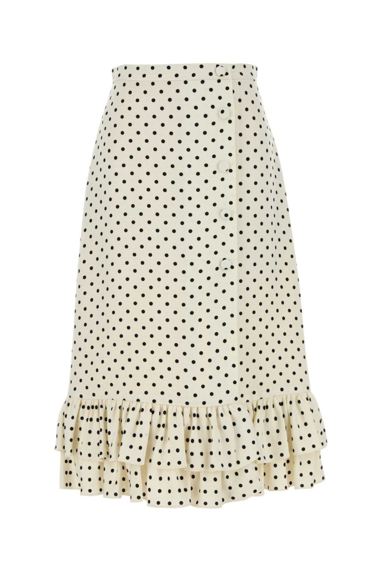 Printed Viscose Skirt