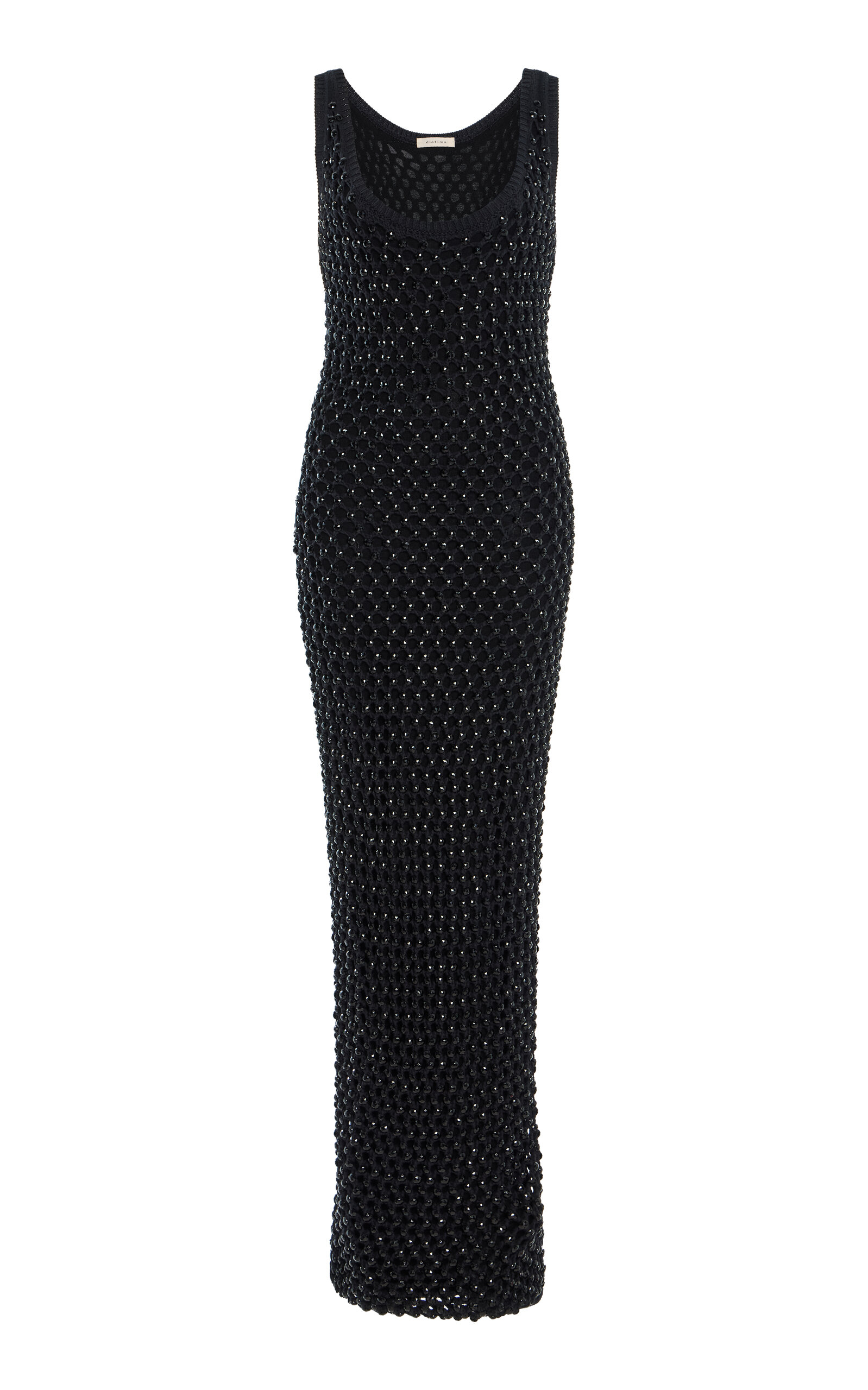 Emin Crystal-Embellished Knit Maxi Dress