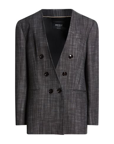 Woman Blazer Black Size 8 Cotton, Polyester, Elastane
