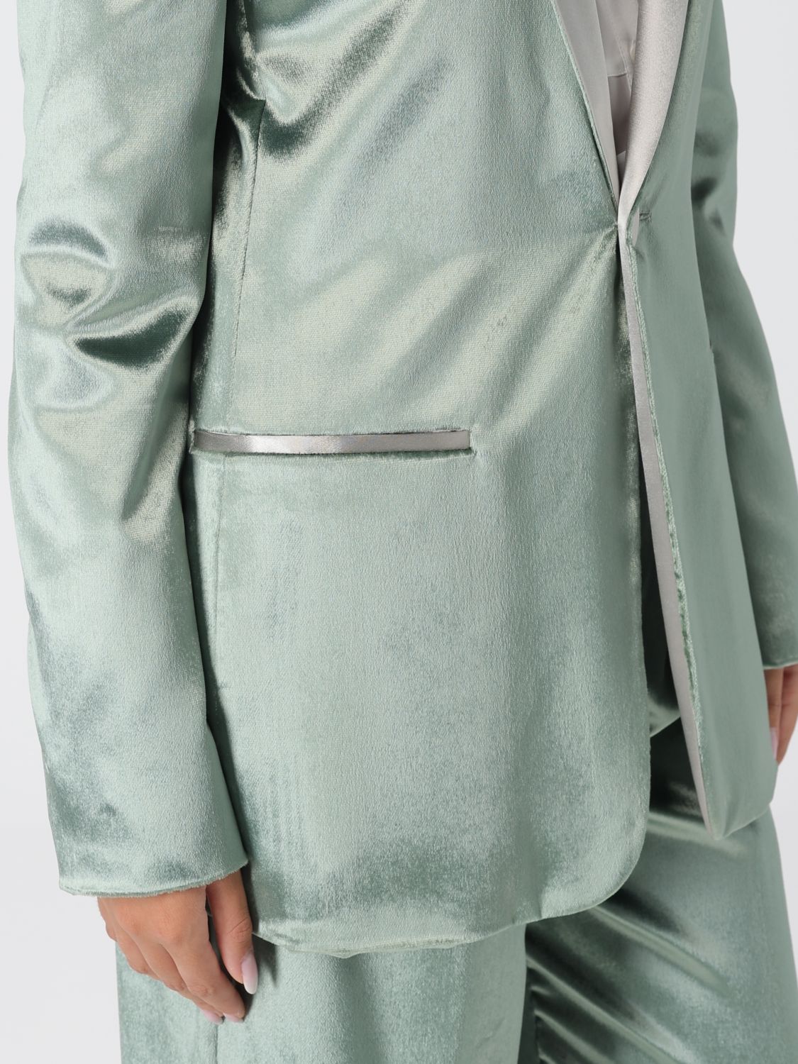 Blazer Woman color Green