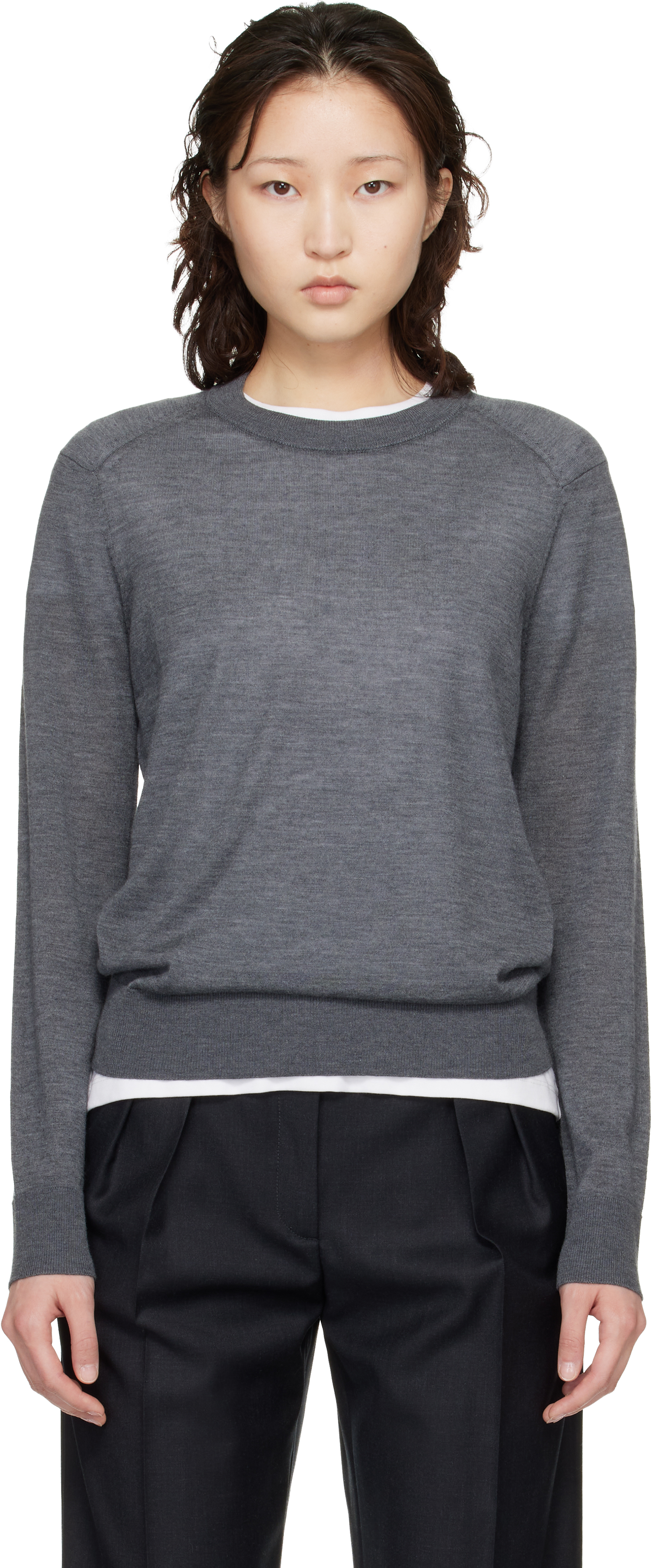 Gray Ditto Fluid Sweater