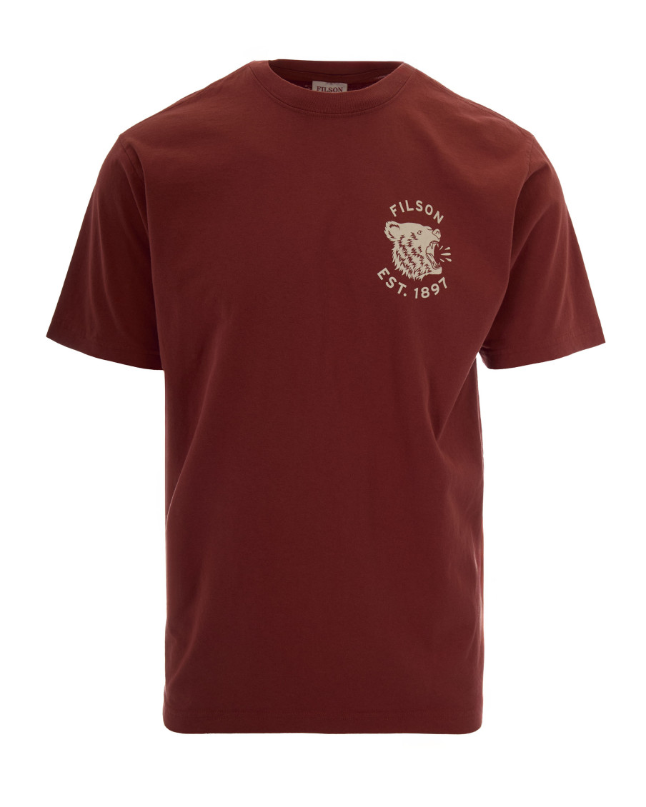 Red Logo Crew Neck T-Shirt