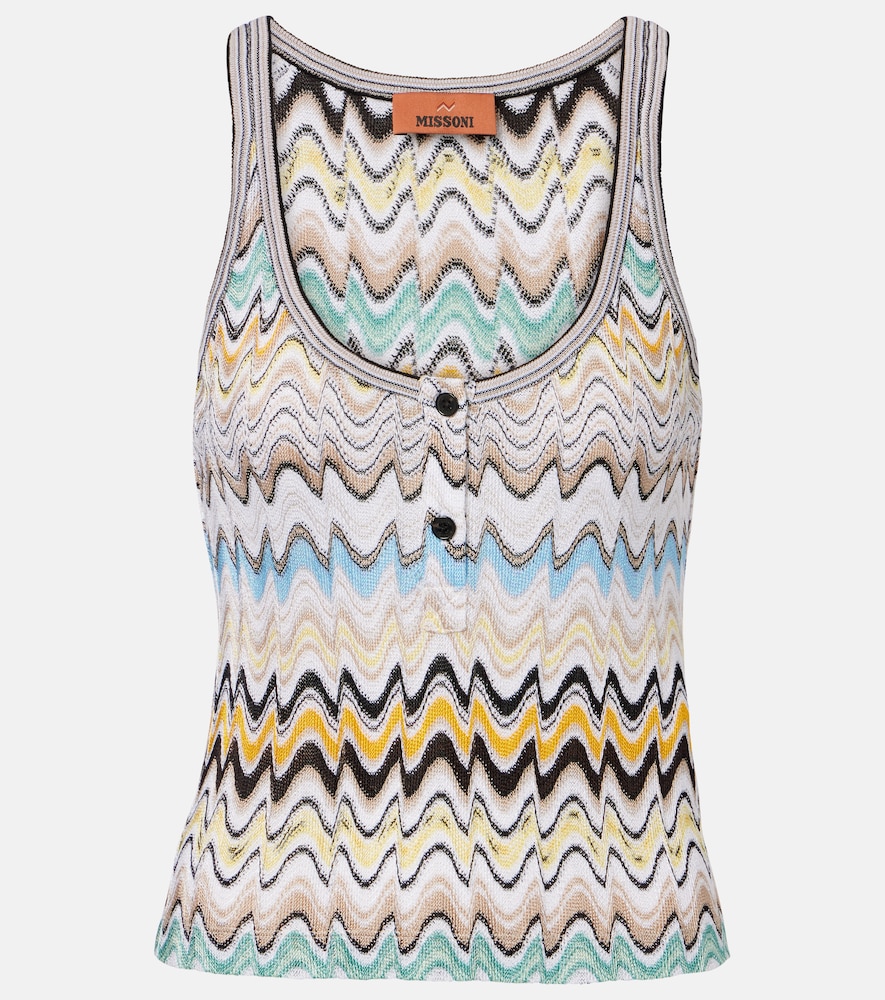 Intarsia tank top