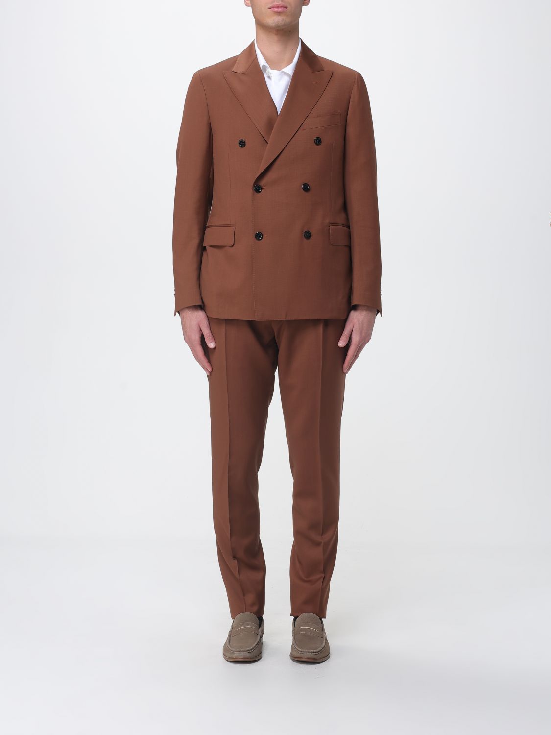 Suit Men color Brown