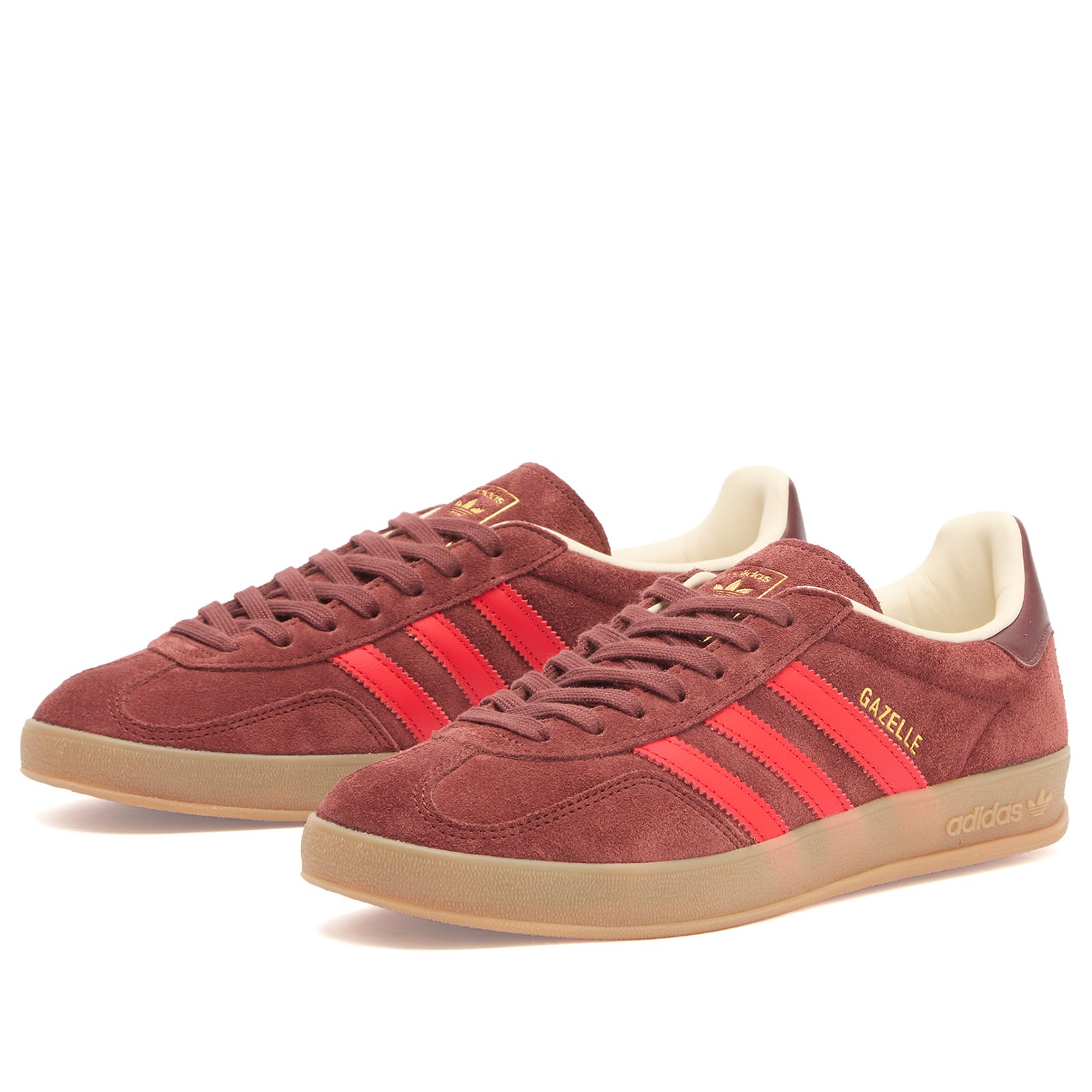 Men's Gazelle Indoor Sneaker Fox Brown/Red/Gum